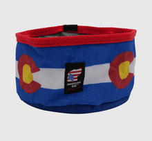 Load image into Gallery viewer, Packable Dog Water Bowl Colorado