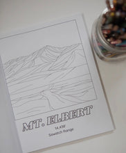 Load image into Gallery viewer, Colorado 14er Coloring Book
