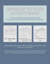 Load image into Gallery viewer, Colorado 14er Coloring Book