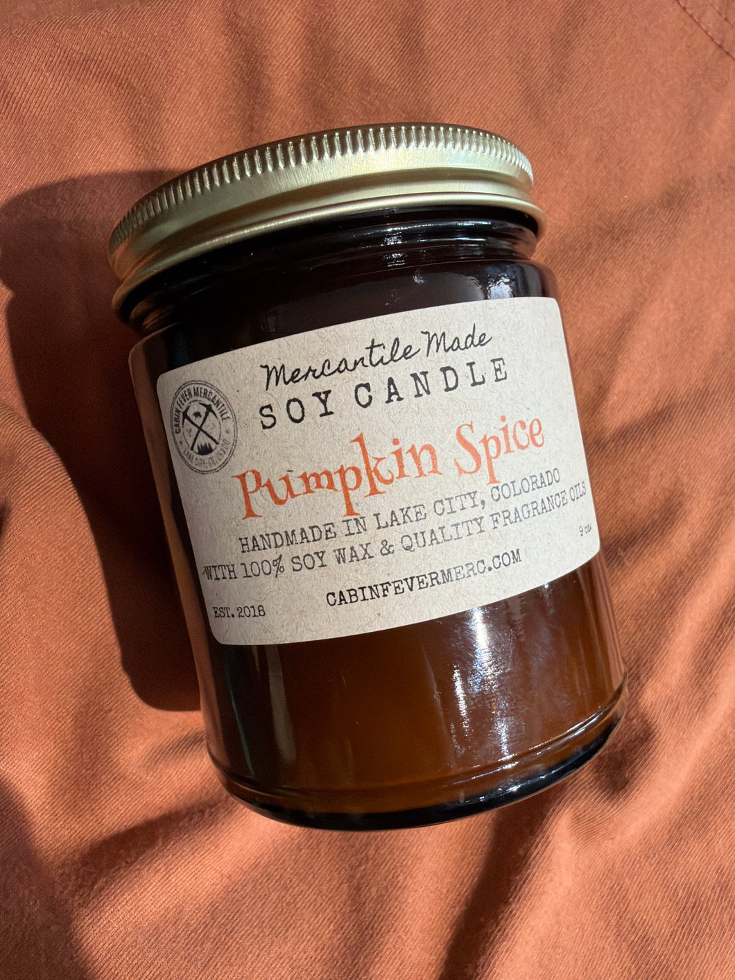 Pumpkin Spice, Fall Soy Candle