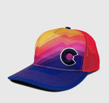 Load image into Gallery viewer, Hat, Alpenglow Divide Trucker, YoColorado