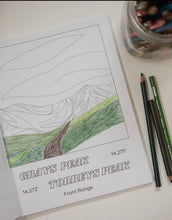 Load image into Gallery viewer, Colorado 14er Coloring Book