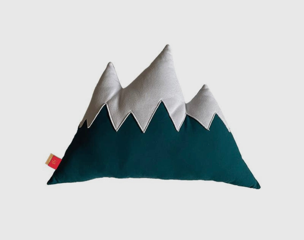 Mountain Peak Accent Pillow, Teal
