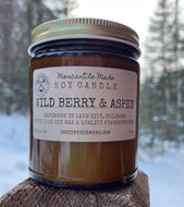 Wild Berry and Aspen Soy Candle