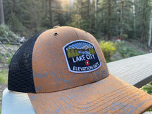 Load image into Gallery viewer, Hat, Lake City, CO Uncompahgre Topo Trucker