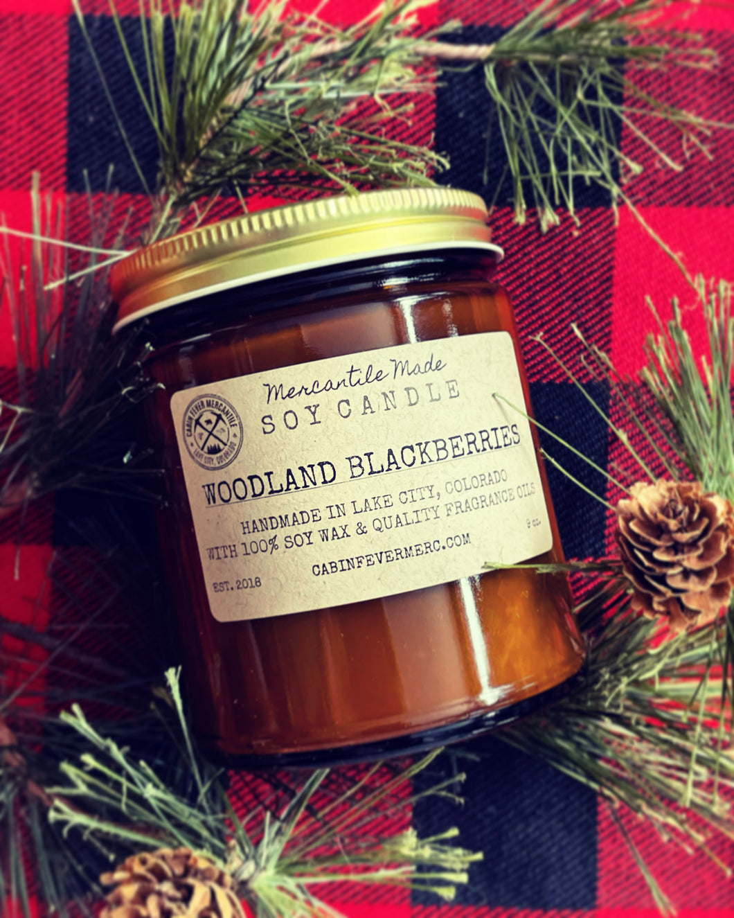 Woodland Blackberries, Soy Candle