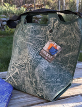 Load image into Gallery viewer, eqpd Evergreen Tote Bag, Lake City, Colorado Custom Topo Bag