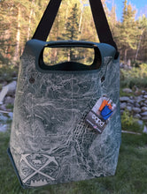 Load image into Gallery viewer, eqpd Evergreen Tote Bag, Lake City, Colorado Custom Topo Bag