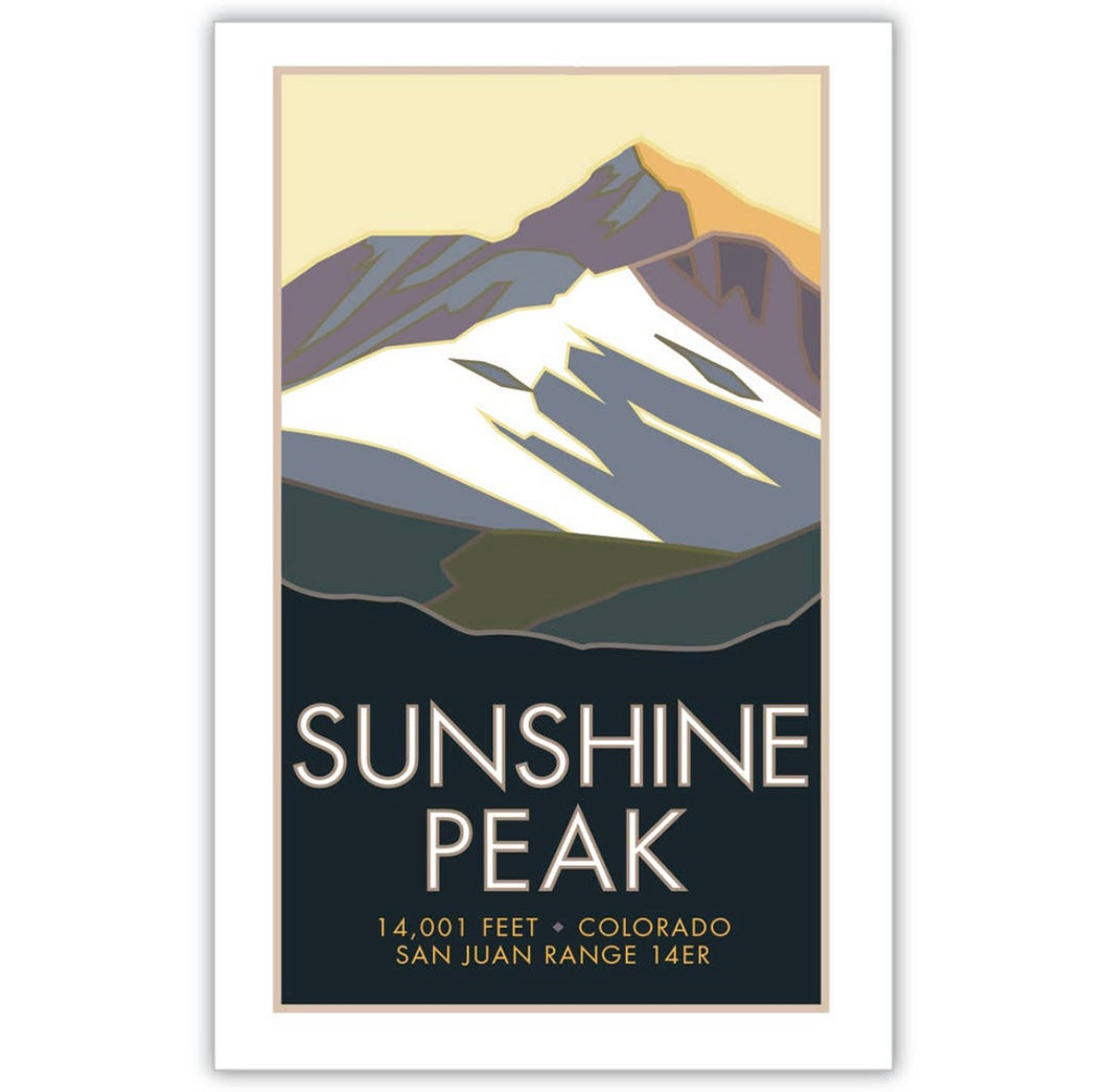 Sunshine Peak-Colorado 14er Poster