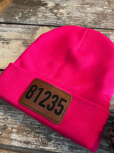 Lake City CO Zip Code Beanie